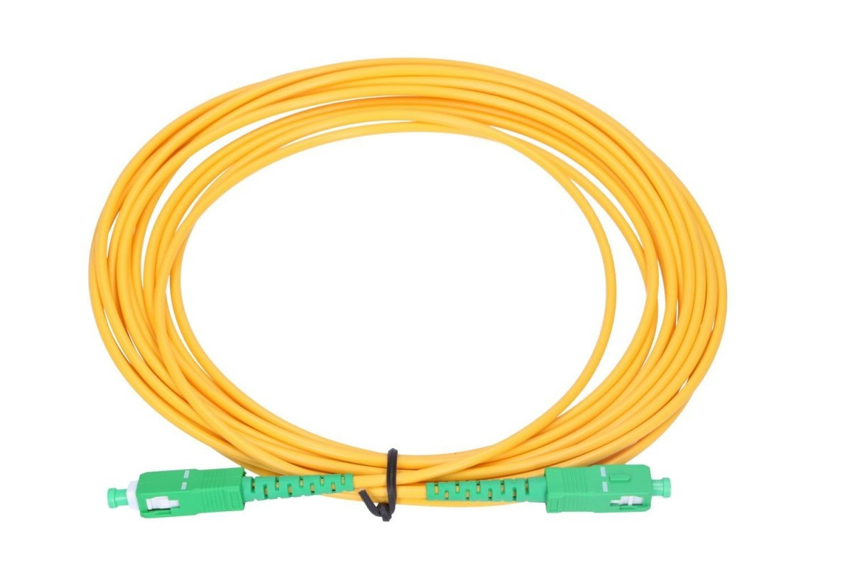 Extralink Patchcord SC/APC-SC/APC SM G.657A SIMPLEX 3.0mm 2m