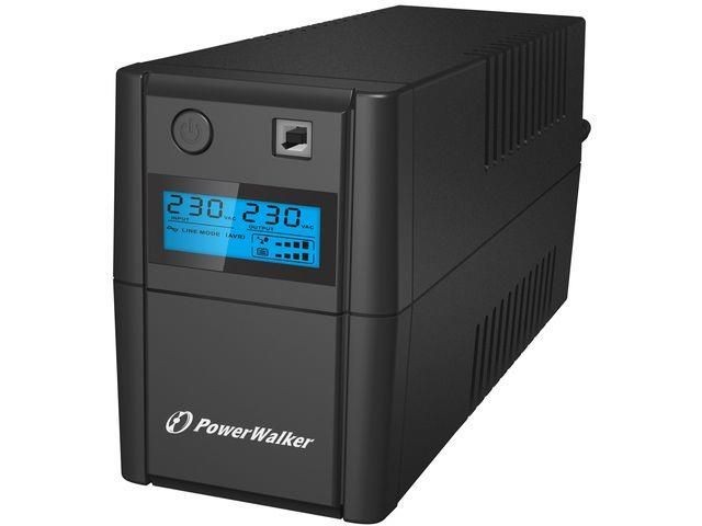 PowerWalker UPS LINE-INTERACTIVE 650VA 2X 230V PL OUT, RJ11 IN/OUT, USB, LCD