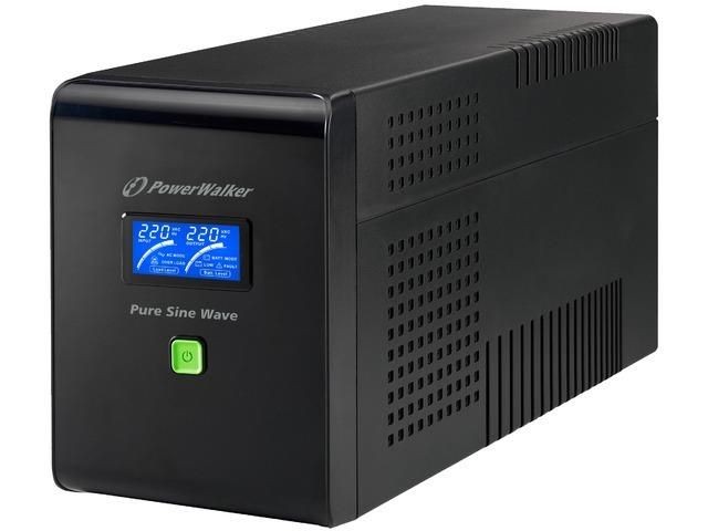 PowerWalker POWERWALK VI 1500 PSW FR Power Walker UPS Line-Interactive 1500VA 4x 230V PL, PURE SINE,RJ11/RJ45,USB,LCD