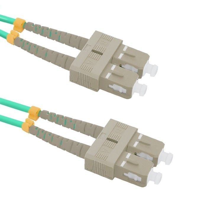 Qoltec 54353 Optic Patchcord SC/UPC - SC/UPC Multimode 50/125 OM4 Duplex 1m