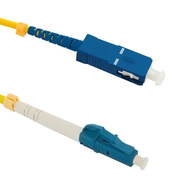 Qoltec Patchcord Światłowodowy SC/UPC-LC/UPC SM 9/125 G652D 0,5m