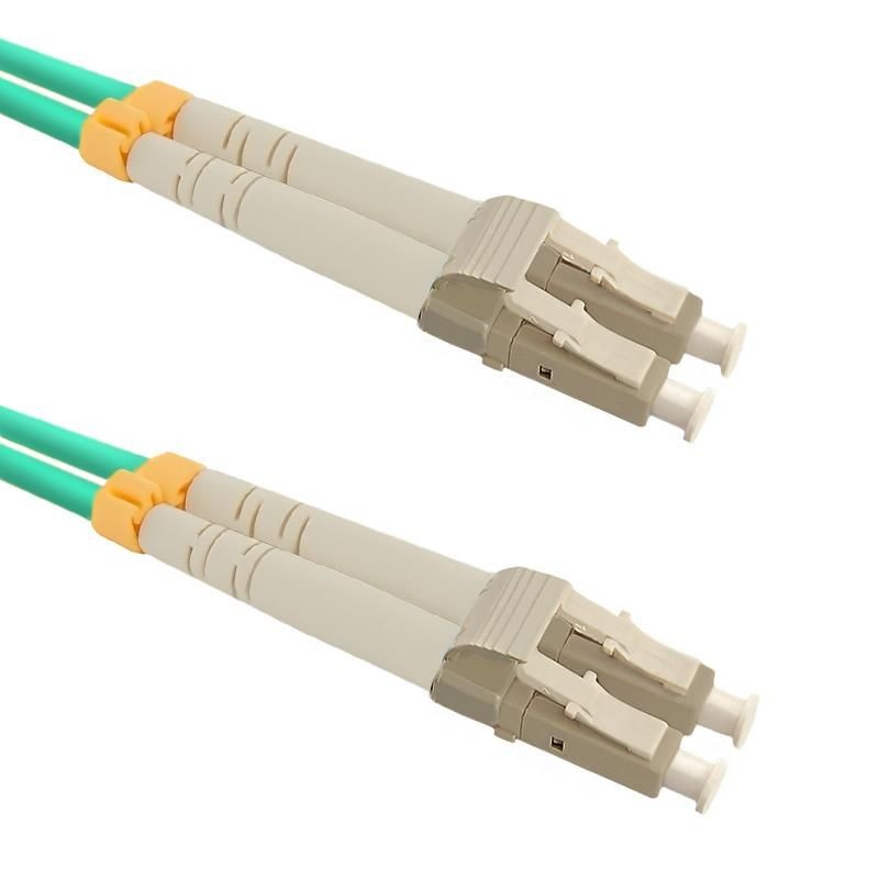 Qoltec 54343 Optic Patchcord LC/UPC - LC/UPC Multimode 50/125 OM4 Duplex 1m