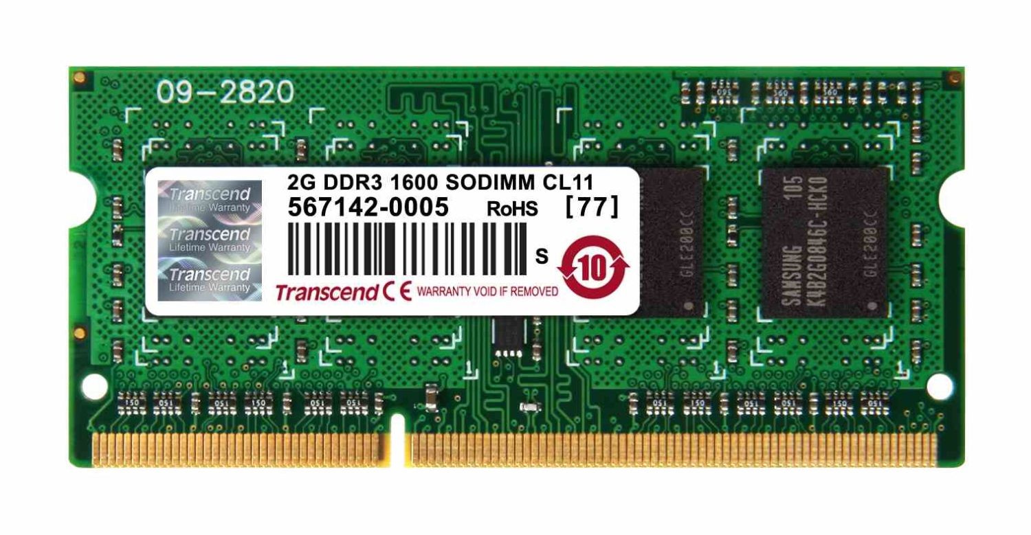 Transcend TS256MSK64V6N SODIMM 2GB 1600MHz DDR3 CL11