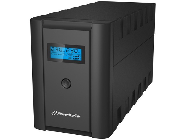 PowerWalker UPS LINE-INTERACTIVE 1200VA 6x IEC OUT, RJ11/45 IN/OUT, USB, LCD