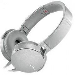 Sony MDR-XB550APW białe mikrofon