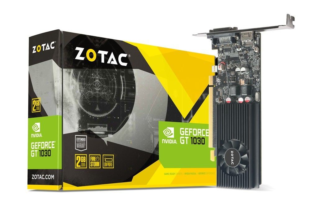 Zotac Karta graficzna GeForce GT 1030 Low Profile 2GB GDDR5