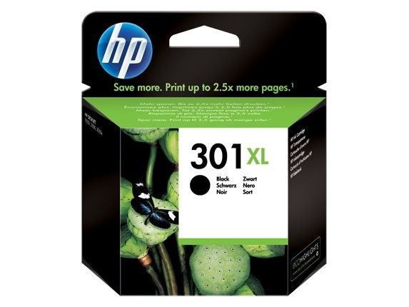 HP CH563EE BA3 Tusz 301XL black
