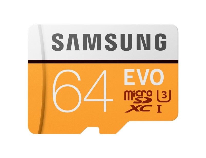 Samsung Karta pamięci 64GB MicroSDXC Evo zapis 20MB/s odczyt 48MB/s + adapter SD
