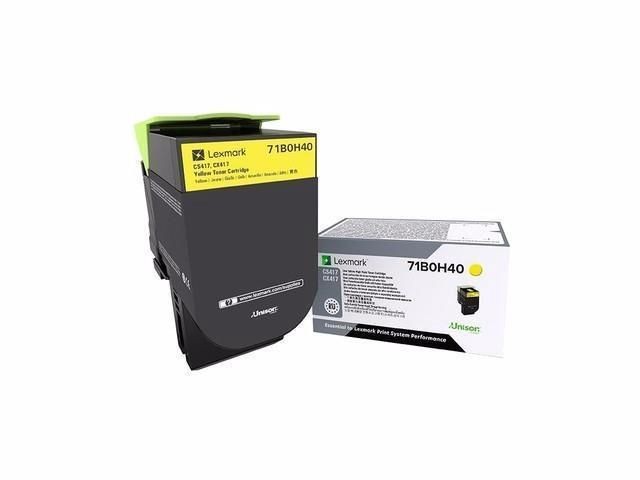 Lexmark High Yield Yellow Toner Cartridge