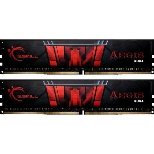 GSkill RAM AEGIS - 8 GB (2 x 4 GB Kit) - DDR4 2400 DIMM CL15 <p>In Anlehnung an das mächtige Schild der griechischen Götter symbolisiert Aegis Stärke und Kraft. 