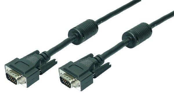 LogiLink CV0003 Kabel VGA 2x Ferryt HQ, dł. 5m