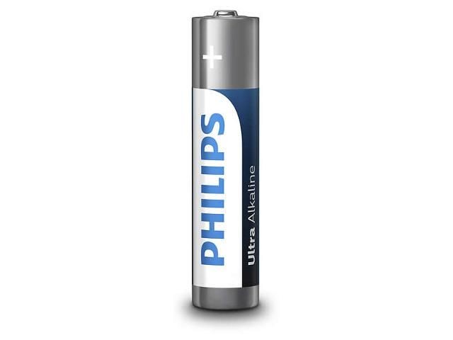 Philips Baterie Ultra Alkaline AAA 4szt. blister