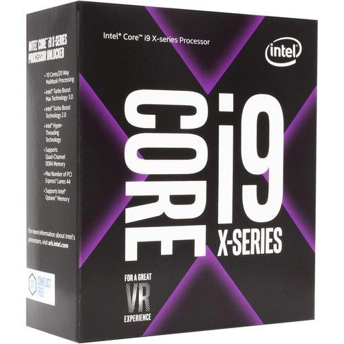 Intel CPU Core i9-7900X / LGA2066 / Box 10-Core - 20 Threads - 13.75 MB Cache-Speicher