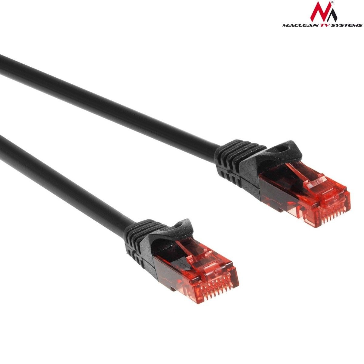 Maclean Patchcord MCTV-300 B UTP cat6 wtyk-wtyk 0,5m czarny