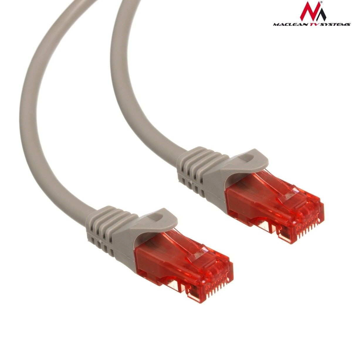 Maclean Patchcord MCTV-303 S UTP cat6 wtyk-wtyk 3m szary