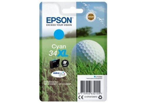 Epson C13T34724010 Tusz Cyan 34XL T3472