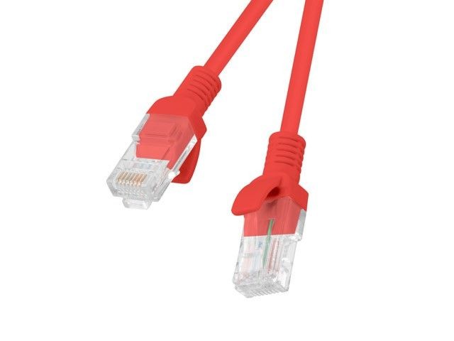 Lanberg PATCHCORD KAT.5E 15M CZERWONY FLUKE PASSED