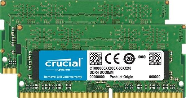 Crucial memory SO D4 2666 32GB C19 | K2 2x16GBdual rank | 
