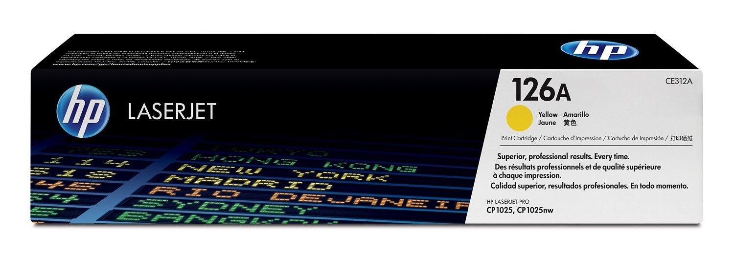 HP CE312A Toner 126A yellow 1000str Color LaserJet Pro CP1025