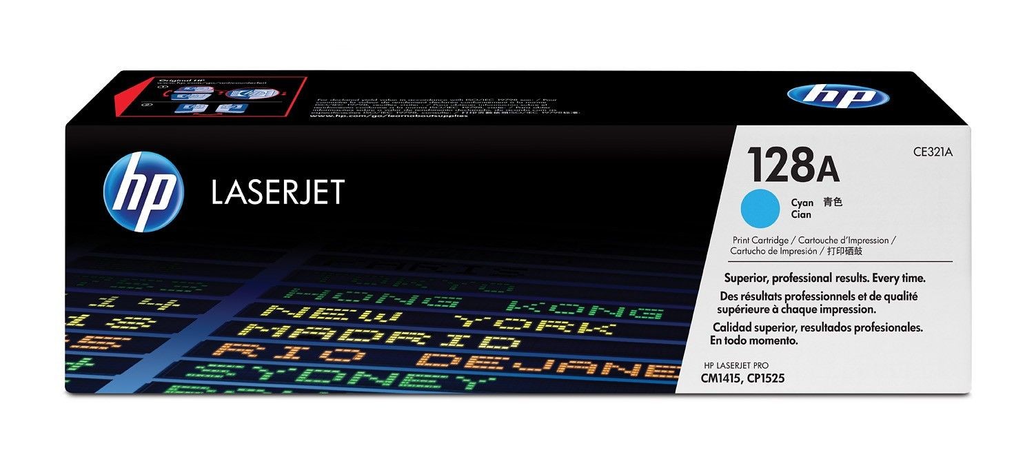 HP CE321A Toner 128A cyan 1300str LaserJet Pro CP1525/CM1415fn MFP