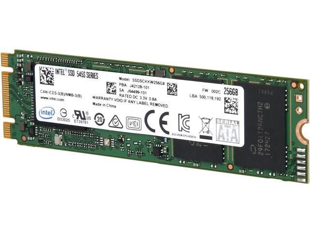 Intel SSD M.2 (2280) 256GB 545S Serie (SATA) TLC
