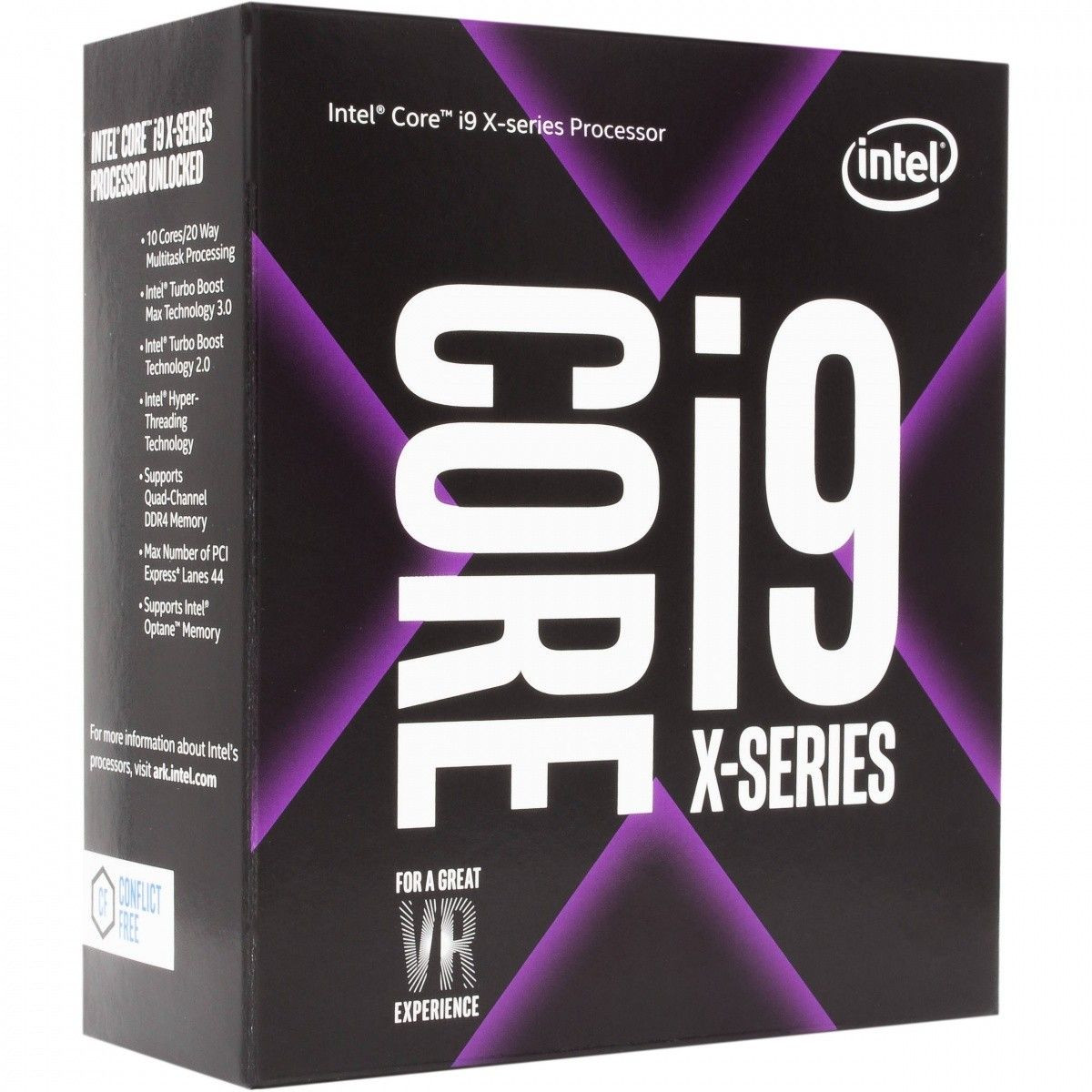 Intel CPU Core i9-7920X / LGA2066 / Box 12-Cores - 24 Threads - 16.5 MB Cache-Speicher -