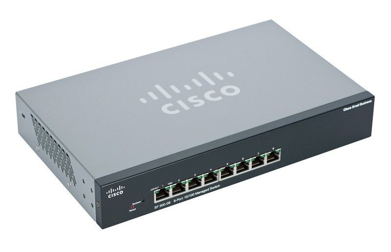 Cisco Systems Switch zarządzalny Cisco SF300-08 8x10/100 (SRW208-K9)
