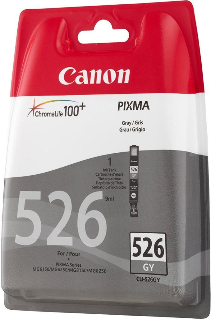 Canon CARTRIDGE CLI-526 GY šedá pro PIXMA MG6150, MG6250, MG8150, MG8250