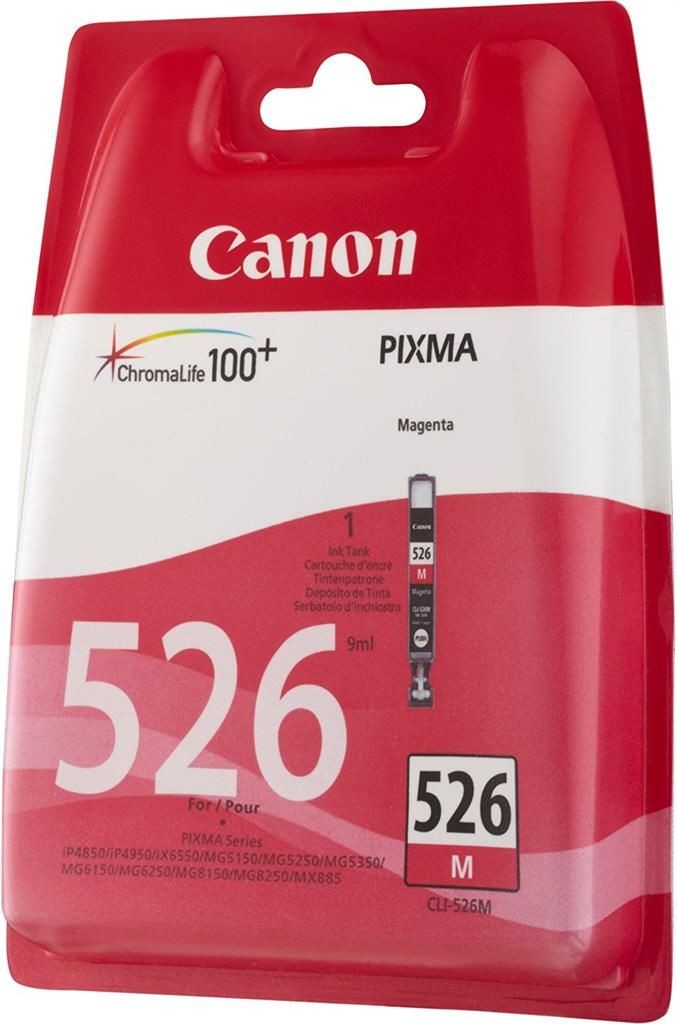 Canon Ink Magenta | CLI-526 M, Original, | Pigment-based ink, Magenta,, PIXMA iX6550, 1 pc(s)