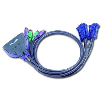 Aten 2-Port PS/2 VGA Cable KVM Switch (0.9m) | | 2-Port PS/2 VGA Cable KVM Switch (0.9m)