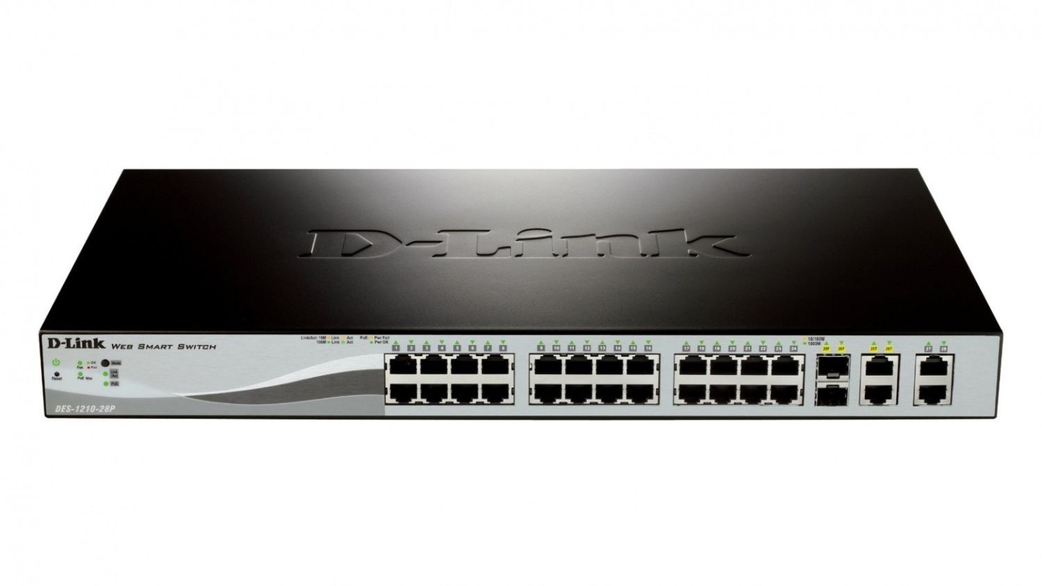 D-Link Switch DES-1210-28P (24x 10/100Mbps 2x 10/100/1000Mbps)