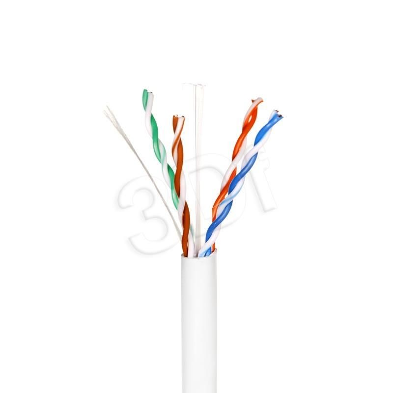 A-LAN Kabel sieciowy KIU6PVC305Q (UTP; 305m; kat. 6; kolor szary)