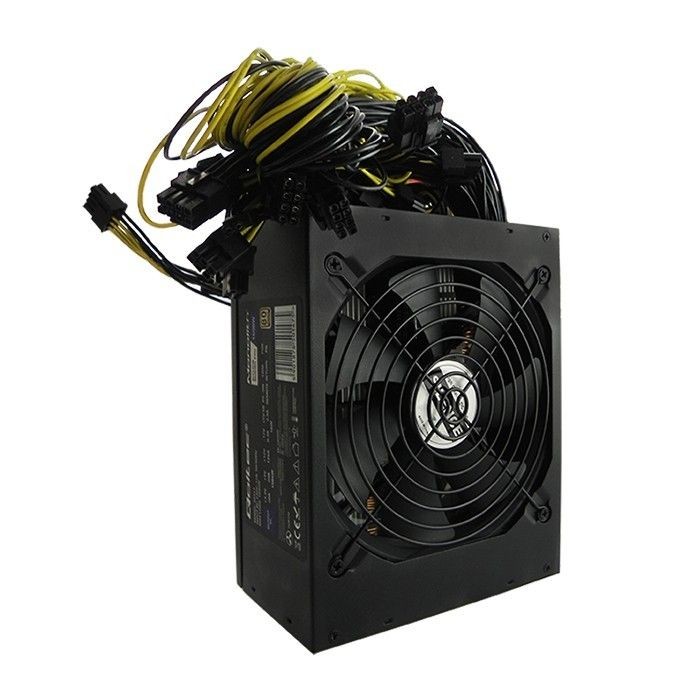 Qoltec Zasilacz ATX | 1600W | 80 Plus Gold | Bitcoin Miner