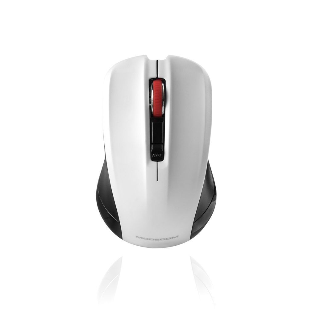 ModeCom WM9.1 CZARNO-BIAŁA BEZPRZEWODOWA MYSZ OPTYCZNA