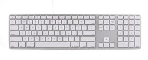 Matias klawiatura aluminiowa Mac hub 2xUSB Silver