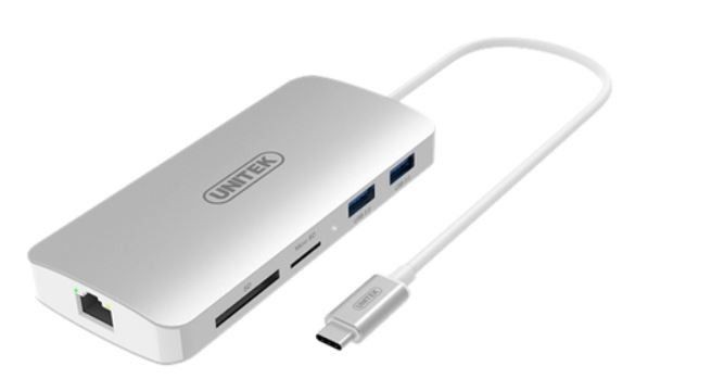Unitek Hub USB Y-9115 USB Typ-C + RJ-45 + HDMI Power Delivery