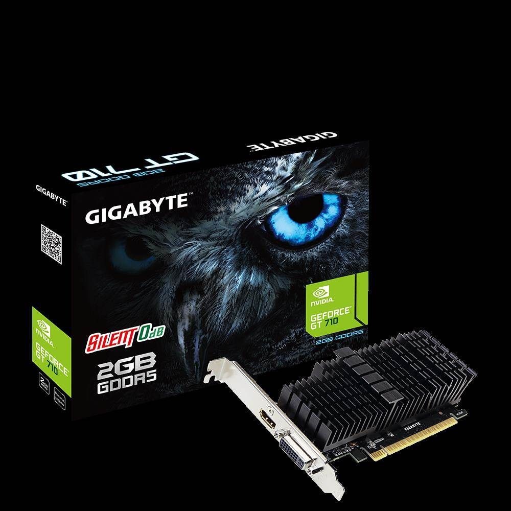 Gigabyte GIG GV-N710D5SL-2GL GeForce GT710, 2GB GDDR5, HDMI, DVI-I