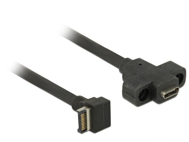 DeLOCK Kabel USB Key A - CF 3.1 0.45m Panel Mount