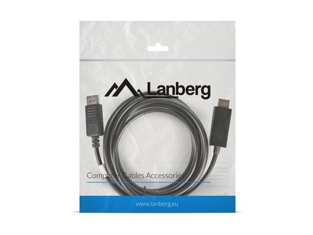 LANBERG Kabel DisplayPort - HDMI M/M 3M czarny