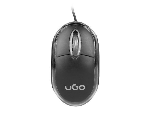 UGO UMY-1007 Mysz optyczna SIMPLE 1000 DPI, czarna