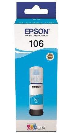 Epson C13T00R240 Tusz Cyan 106 EcoTank L7160