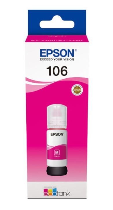 Epson C13T00R340 Tusz Magenta 106 EcoTank L7160