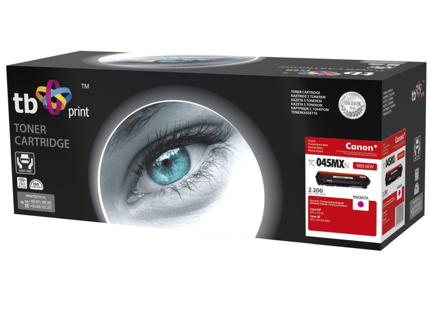 TB Print Toner do Canon LBP 610C 045H TC-045MXN MA 100% nowy