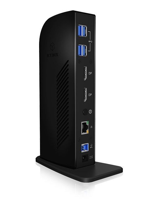 RaidSonic Technology IB-DK2242AC Stacja Dokująca 2xDisplayPort 1/2 monitory-4k/5k USB 3.0 USB Type-C