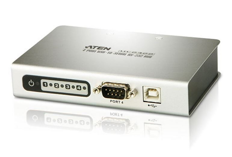 Aten 4-Portowy koncentrator USB to RS-232 Hub UC2324-AT