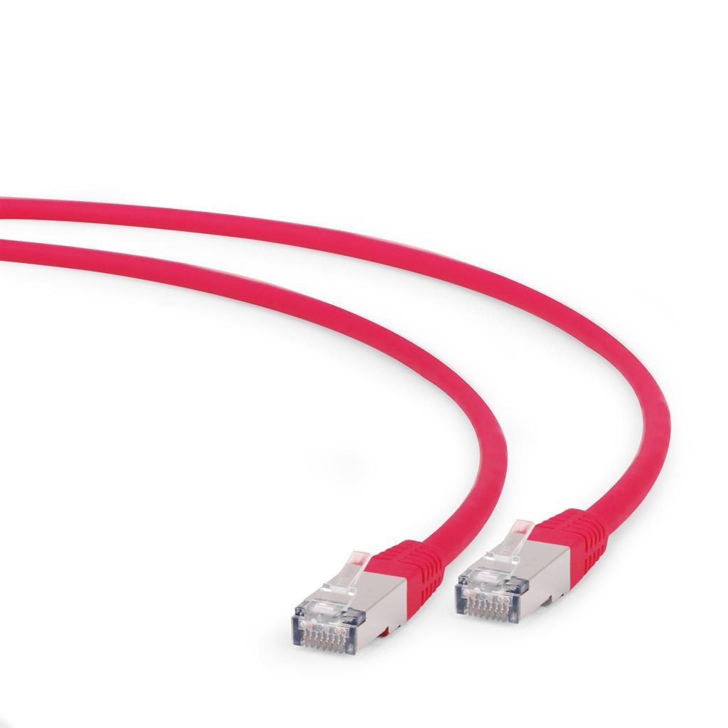 Gembird PP6A-LSZHCU-R-2M patchcord RJ45, kat. 6A, SFTP, LSZH, 2m, czerwony