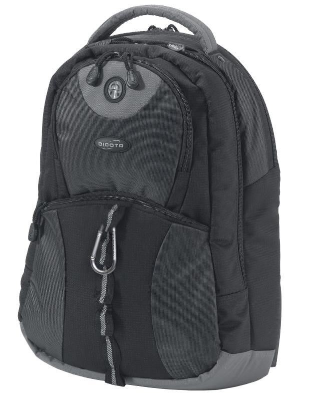 Dicota BackPack Mission 14-15.6inch black polyester device max. 390 x 265 x 40 mm