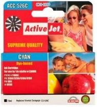 ActiveJet ACC-526CN Tusz (zamiennik Canon CLI-526C; Supreme; 10 ml; niebieski)