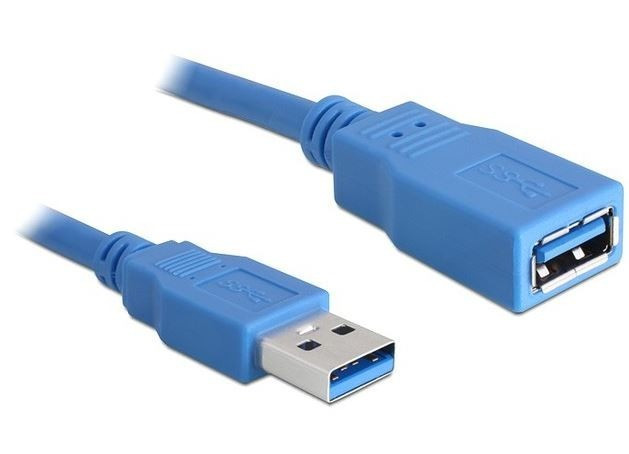 DeLOCK Przedłużacz USB-A M/F 3.0 5M niebieski 82541
