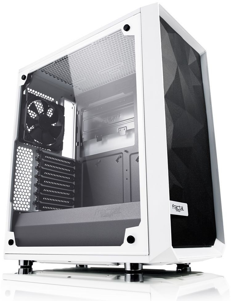 Fractal Design | Meshify C White - TG | FD-CA-MESH-C-WT-TGC | Side window | White | ATX | Power supply included No | ATX